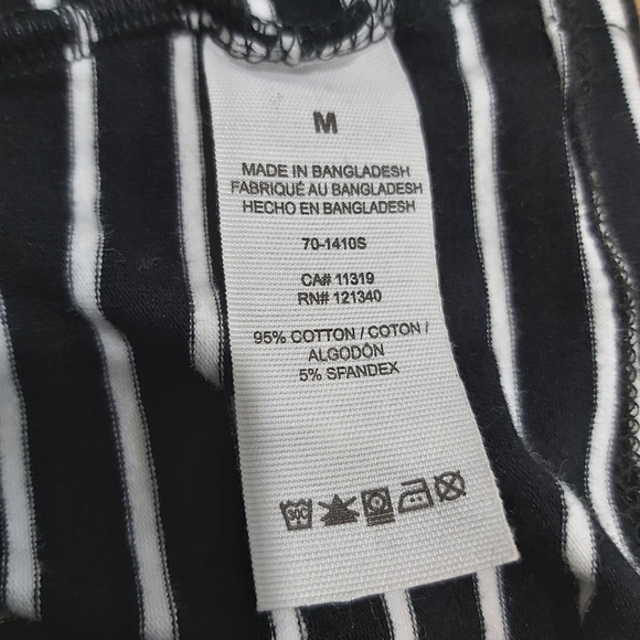 Garage stripe fitted top, size: medium-8/10 - Picture 9 of 9